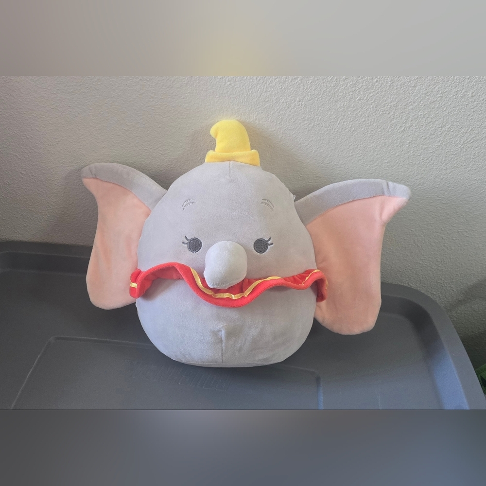 Disney Dumbo Squishmallow Plush Elephant Toy Preowned Kellytoy Jazwares